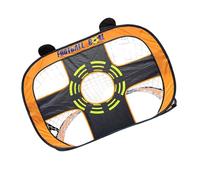 Guaber Filet De Football Pliable pour Jardin - Cadre Renforcé Et Polyester Indéchirable Installation Rapide L'entraînement sur Le Terrain/à Domicile Ensemble Buts Football