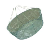 Guaber Grand filet de pêche avec mécanisme de pliage rapide, sangles en nylon durable pour la fiabilité, la rétention des appâts, filet de pêche