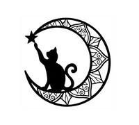 Guaber Handcraft Moon Shape Iron Party Décor Délicat Artisanat