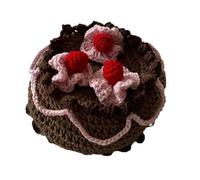 Guaber Handcrochet Chapeau InsStyle Crâne Respirant Pêche Femme Selfie Mignon Street Snap Voyage Cap Hiver Chapeau, b, Taille unique