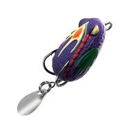 Guaber Les Grenouilles Molles Simulées Apportent des Leurres en PVC avec Un Double Crochet Et Une Lame 3cm 3 2 G Ray Crankbait Pêche De Pêche des Leurres pour Le Lac