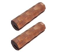 Guaber Lot de 2 poignées de plaque de cuisson universelles en bois massif isolées pour les amateurs de pâtisserie et de rôtissage Prise en main confortable