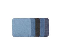 Guaber Lot de 5/25 patchs adhésifs rectangulaires elliptiques pour réparation de pantalon de coude et genou