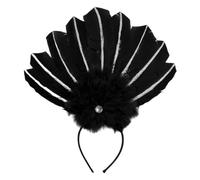Guaber MardiGras Bandeau indien à plumes colorées Accessoire de costume pour carnaval Célébration FatTuesday Pour tous les âges