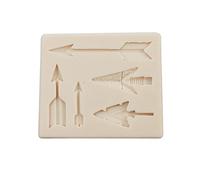 Guaber Moule De Silicone en Forme Flèche Fondant Gâteau Chocolat Pâturage Outil Décoration Gâteau Pâtisse