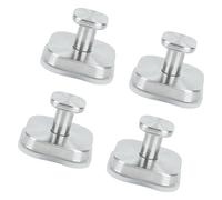 Guaber Paquet De 4 Attaches Tasse D'absorption Modernes pour L'affichage Couronne Vacances Serviette Salle Bain Suspendue Déni Reste Attaches Murales Non Ternies Cintres Couronne Verre