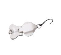 Guaber Petits leurres de pêche à 2 sections - Hameçon simple - Appâts de mer durs - Appâts de mer - Appâts en métal - Appâts de calmar durs - Petits leurres à crochet unique