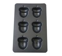 Guaber Plaque de cuisson antiadhésive à 6 cavités en acier carbone épais pour une répartition homogène de la chaleur et un démoulage facile des gâteaux avec Multi