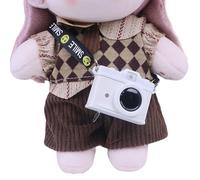 Guaber Porte-clés photo visage souriant avec lumière multicolore et son ludique, forme d'appareil photo parfaite pour les voyages, D, 25CM Smiling Face Ro