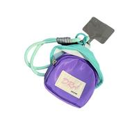 Guaber Sac banane pratique en nylon pour porte-monnaie miniature essentiel avec poignée, bandoulière ergonomique, accessoire décontracté, pochette à bandoulière polyvalente douce