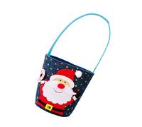 Guaber Sac cadeau de Noël réutilisable avec poignée lavable pour décorations de fête et fournitures de Noël