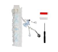 Guaber Sangle De Clavier Élégant Clavier Lanyard Slinaux avec Conception De Tissu en Dentelle Légère Et Sangle Adhésive pour Tous Les Utilisateurs
