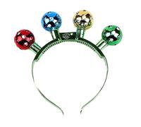 Guaber Serre-tête avec ampoules de Noël avec lumières disco - Accessoire de fête - Accessoire de Noël ou d'anniversaire