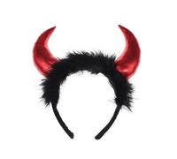 Guaber Serre-tête festif avec cornes de diable pour Halloween - Confortable - Coiffe pour fêtes à thème et cosplay - Bandeau léger en corne