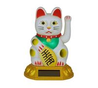 Guaber Statue Dynamique De Chat Réussi avec Ondulation Automatique La Main pour Richesse Et Prospérité Pont À Domicile Mouvement Dynamique Main Maneki Neko