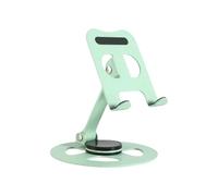 Guaber Support pour tablettes et ordinateurs portables - Rotation à 360° - Support en métal pour la plupart des ordinateurs - Haute résistance - Charge de 2 kg - Support pliable en aluminium