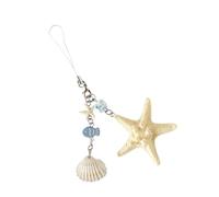 Guaber Tendy Oceanics Keychain Avec Coquille Texturée Charme De Résine Adaptée Étudiants En Résine Professionnelle Shell Keynchain