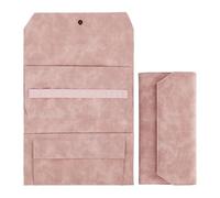 Guaber Trousse à aiguilles à tricoter circulaire vide avec plusieurs fentes élastiques pour outils de tricot de voyage, sac de rangement pour crochet et accessoires de couture