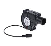 Guaber Ventilateur électrique pour barbecue 7530 75 x 75 x 30 mm 12 V 3700 tr/min Grand air pour le camping et la cuisson avec tube d'air de 27 mm