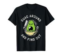Guac Around and Find Out Funny Avocado Keto Vegan Guacamole T-Shirt