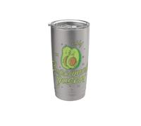 Guacamole Queen Funny Avocat Lover Gobelet isotherme en acier inoxydable double paroi