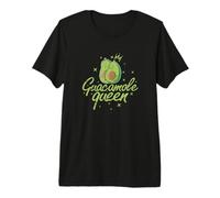 Guacamole Queen Funny Avocat Lover T-Shirt Haut de Gamme