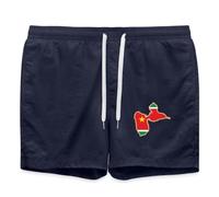 Guadeloupe 971 Carte Drapeau Antilles Cadeau Guadeloupéen Short de Bain