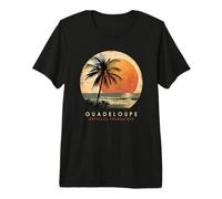 Guadeloupe Antilles Françaises Caraïbes Ile Souvenir T-Shirt Haut de Gamme