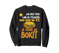 Guadeloupe Bokit Cuisine Antilles Humour Voyage Tropical Sweatshirt
