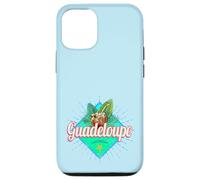 Guadeloupe Caraïbes rétro vacances vintage île souvenir Coque pour iPhone 12/12 Pro
