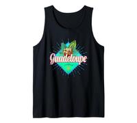 Guadeloupe Caraïbes rétro Vacances Vintage île Souvenir Débardeur