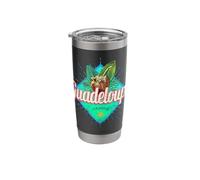 Guadeloupe Caraïbes rétro vacances vintage île souvenir Gobelet isotherme en acier inoxydable double paroi