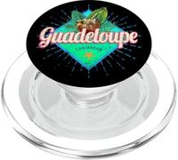 Guadeloupe Caraïbes rétro Vacances Vintage île Souvenir PopSockets PopGrip pour MagSafe