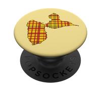 Guadeloupe Carte - Cadeau Gwadloup gwada 971 Style Madras PopSockets PopGrip Adhésif