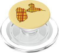 Guadeloupe Carte - Cadeau Gwadloup gwada 971 Style Madras PopSockets PopGrip pour MagSafe