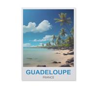Guadeloupe France，1000 Pièces, Jouet De Puzzle en Papier d'art Abstrait, Jeu De Famille Difficulté Défi Puzzle（50x70cm）-GN85