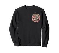 Guadeloupe Madras Tambour Hibiscus Colibri Vintage Sweatshirt