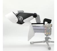 Guage Diffuseur de flash macro pour flash MF12, diffuseur fer à cheval avec support télescopique, Hot Shoe version surélevée, diffuseur macro pour macro, photographie d'insectes et gros plan