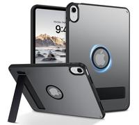 GUAGUA Étui pour iPad (A16) 11e génération 2025 (11''), iPad 10e génération 2022 (10,9''), compatible avec MagSafe, avec support, magnétique mat, translucide, anti-chocs, noir