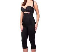 Guaina compressiva Classic nera sotto ginocchio con spalline