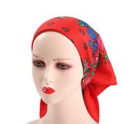 guaizhou Écharpes carrées Russes Couvre-Chef ukrainien Hijab Musulman Châle Wraps Turban Tissu Écharpes Traditionnelles