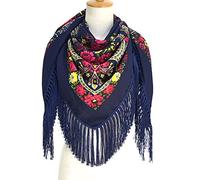 guaizhou Foulard carré russe ukrainien, couvre-chef musulman hijab châle imprimé turban grande taille