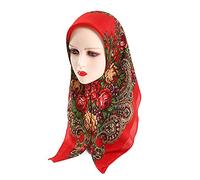 guaizhou Foulard carré russe ukrainien, foulard hijab musulman, turban en tissu, écharpes traditionnelles