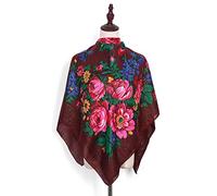 Guaizhou Foulards décoratifs d'automne russes carrés écharpes ukrainiennes couvre-chefs musulmans hijab châle turban couverture hauts