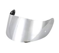 Guajiro | Visière Compatible AGV GT2 | K1 | K5 | K5S | K3SV | S4SV | Compact | DUCATIV2 | Horizon | NUMO | Stealth | Strada | Écran en Polycarbonate Compatible avec Pinlock (Argent)