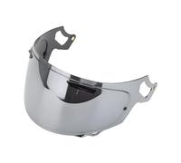 Guajiro - Visière Compatible avec Arai Vas-V | RX-7V Racing, RX-7V EVO, RX-7V RC, ConceptXE, Quantic, ConceptX, ProfileV | Protection solaire UV, anti-buée | Polycarbonate renforcé (Argent)