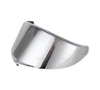 Guajiro - Visière de casque compatible avec AGV K6 - Écran en polycarbonate renforcé préparé pour Pinlock (Argent)