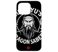 Guan Yu Kung Fu Dragon Sabre Coque pour iPhone 16 Pro
