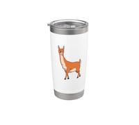Guanaco kawaii Gobelet isotherme en acier inoxydable double paroi