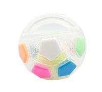 Guangcailun Balle pour Chien Portable et très Flottante, Durable, avec poignée, Compagnon apaisant pour Chiens anxieux. Balle apaisante Douce pour Chiens. Balles pour, Blanc